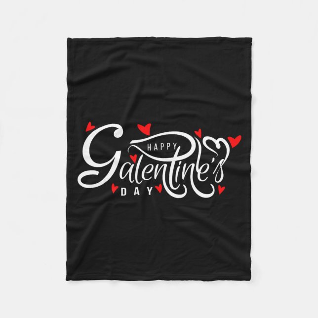 Galentines Day Valentines Day Female Friendship Ga Fleecedecke (Vorderseite)
