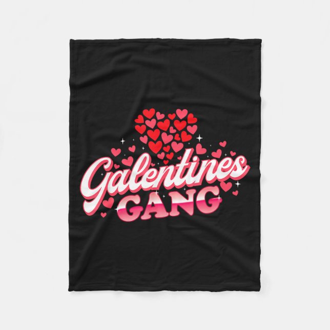Galentines Gang - Galentine's Day Gals Sisterhood  Fleecedecke (Vorderseite)