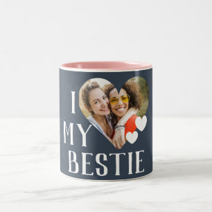 Galentines Ich liebe meine beste Freundin Personal Zweifarbige Tasse