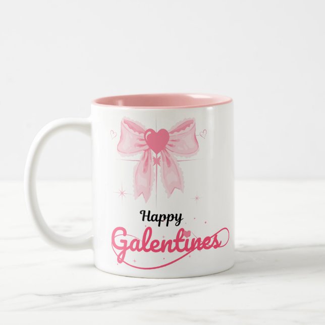 galentines roses jour mug valentines jour (Gauche)