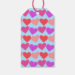 Galentines Valentines Hearts Groovy Retro Geschenkanhänger