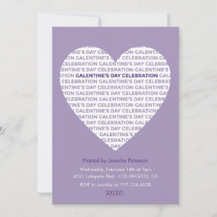 Galentines Valentins-Einladung xoxo Freundinnen He Einladung