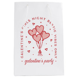 Galentinische Party-Täler bestie Herzblasen Mittlere Geschenktüte