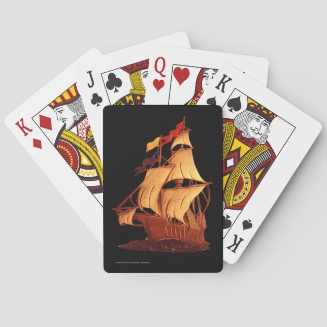 Galeonen Spielkarten (Rückseite)