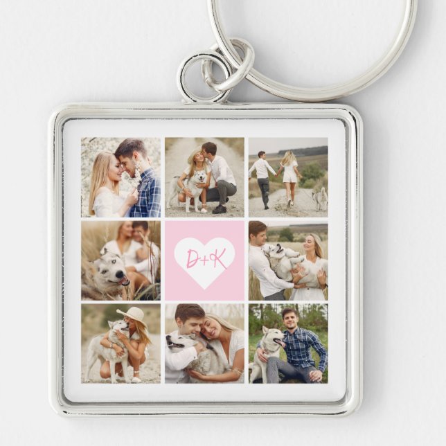 Galerie 8 Personalisiertes Foto Schlüsselanhänger (Vorne)