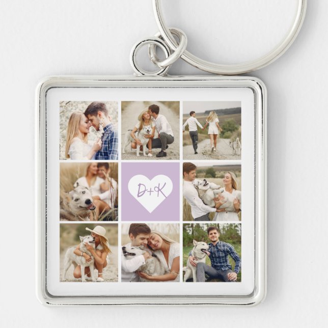 Galerie 8 Personalisiertes Foto Schlüsselanhänger (Vorne)