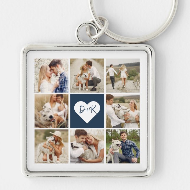 Galerie 8 Personalisiertes Foto Schlüsselanhänger (Vorne)