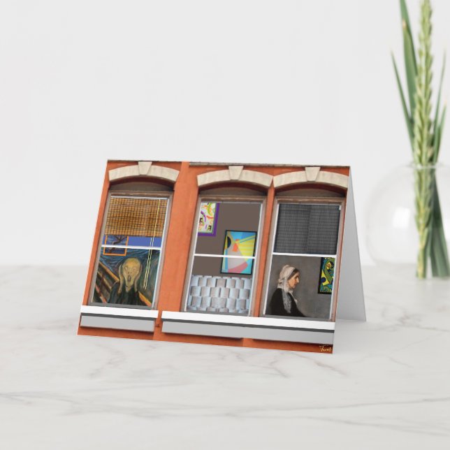 ''Galerie auf der obersten Etage'' Karte (Vorderseite)