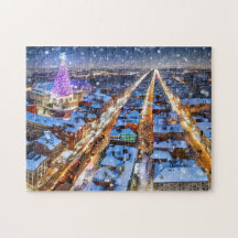 Galerie de Noël Art Photo Puzzles Ville d'hiver