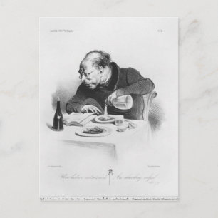 Galerie physionomique', Une-Vorlesung Postkarte
