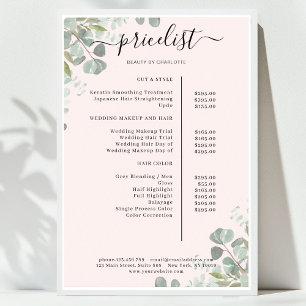 Galerie Salon Preisliste Poster