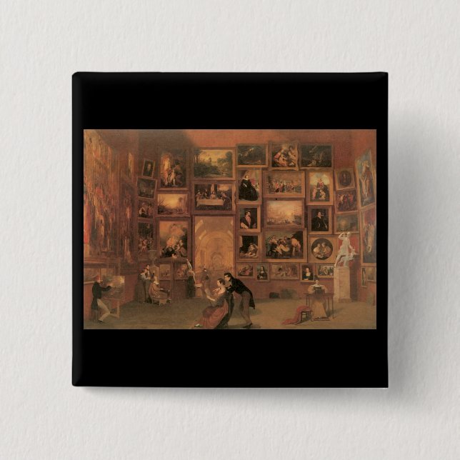 Galerie Samuel Morse des Louvre Button (Vorderseite)