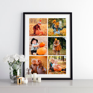 Galerie von 6 Personalisierten Fotos Poster