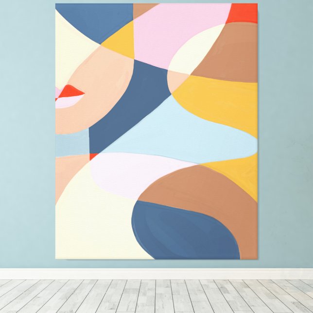 Galerie Zeitgenössische Kunst Leinwanddruck (Insitu (Holzboden))