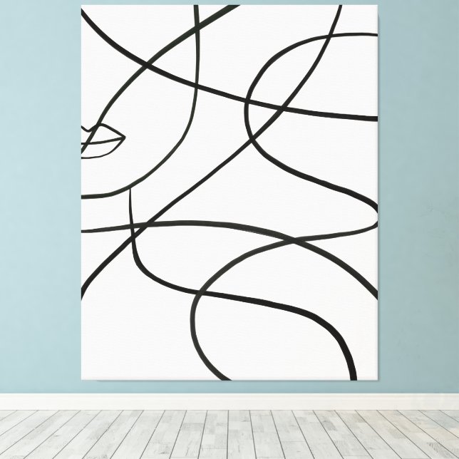 Galerie Zeitgenössische Kunst Leinwanddruck (Insitu (Holzboden))