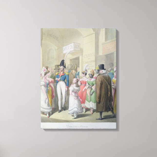 Galeries du Palais-Royal, from 'Tableau de Leinwanddruck (Vorderseite)