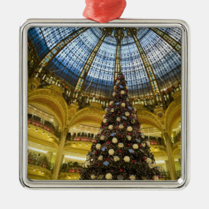 Galeries La Fayette zu Weihnachten, Paris, Frankre Ornament Aus Metall
