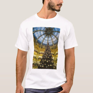 Galeries La Fayette zu Weihnachten, Paris, Frankre T-Shirt