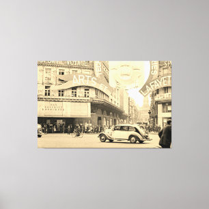 Galeries Lafayette Paris Haussmann 1940 Fotograf Leinwanddruck