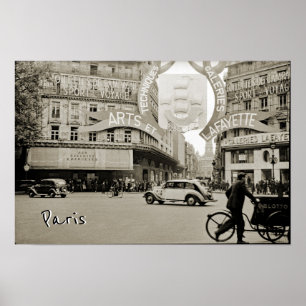 Galeries Lafayette Paris Haussmann 1940 Fotograf Poster