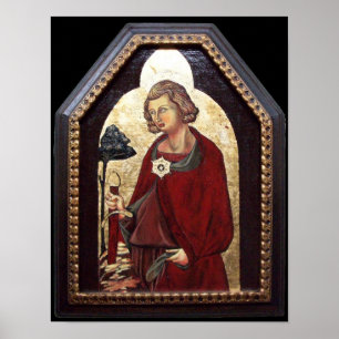 GALGANO/RECHTEN DES SCHWERTES IM FELSTER POSTER