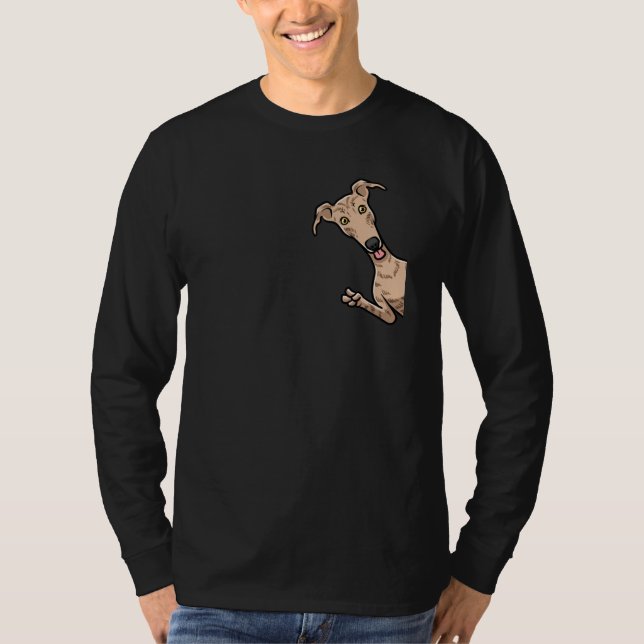 Galgo Espanol Hund mit dem Fahrrad T-Shirt (Vorderseite)