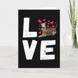 Galgo Español Hund mit Spanisch (gefüllt) Karte