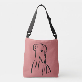 Galgo love tragetaschen mit langen trägern