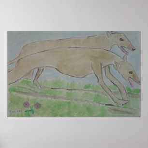 Galgo/Windhund Poster