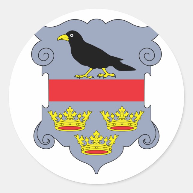 Galicia, Österreich Runder Aufkleber (Vorderseite)