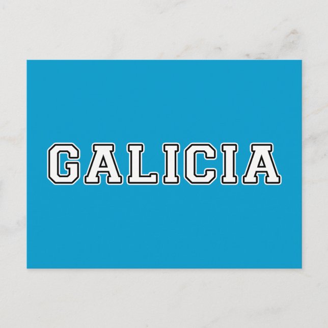 Galicia Postkarte (Vorderseite)