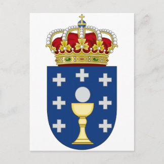 Galicien (Spanien) Wappen Postkarte