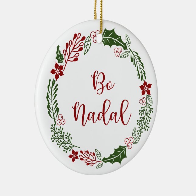 Galicier Frohe Weihnachtsfeier, Bo Nadal Keramik Ornament (Rechts)