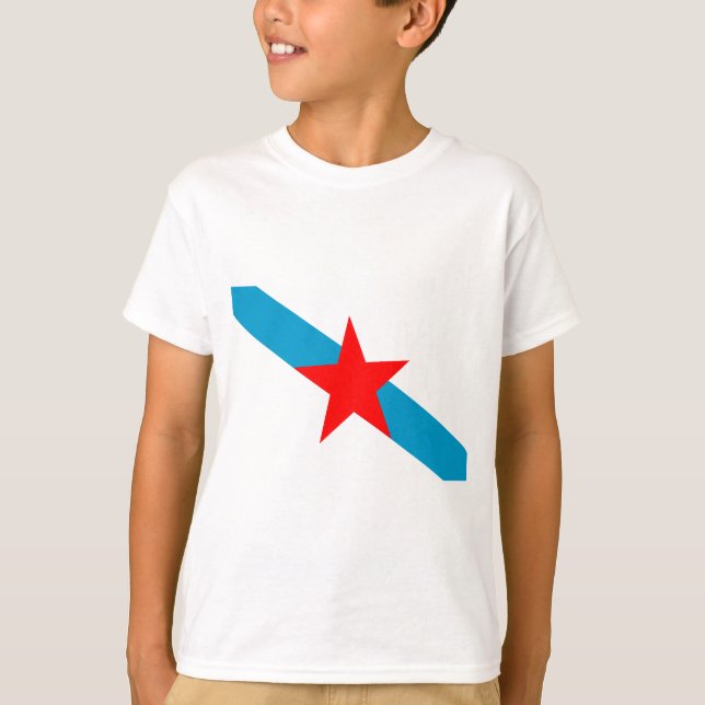Galicier-Nationalismus-Flagge T-Shirt (Vorderseite)