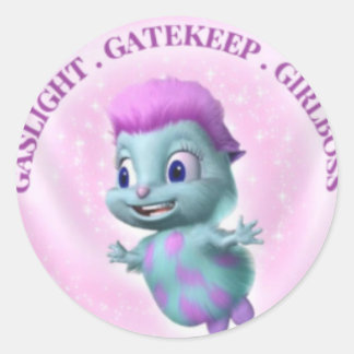 GAlight Gatekeep Girlboss autocollant