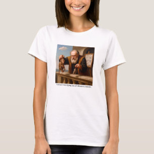 Galileis erschreckende Verwendung von Labortieren. T-Shirt