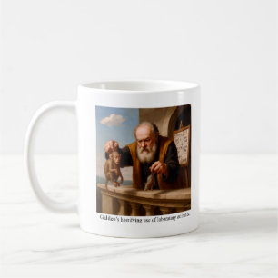 Galileis schrecklicher Einsatz von Labortieren. Kaffeetasse