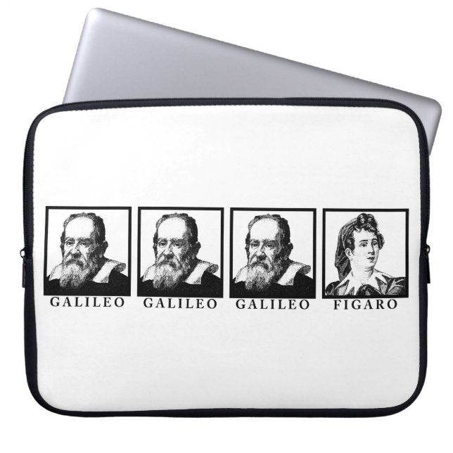 Galileo Figaro BW Laptopschutzhülle (Vorderseite)