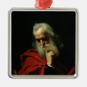 Galileo Galilei 1858 Silbernes Ornament