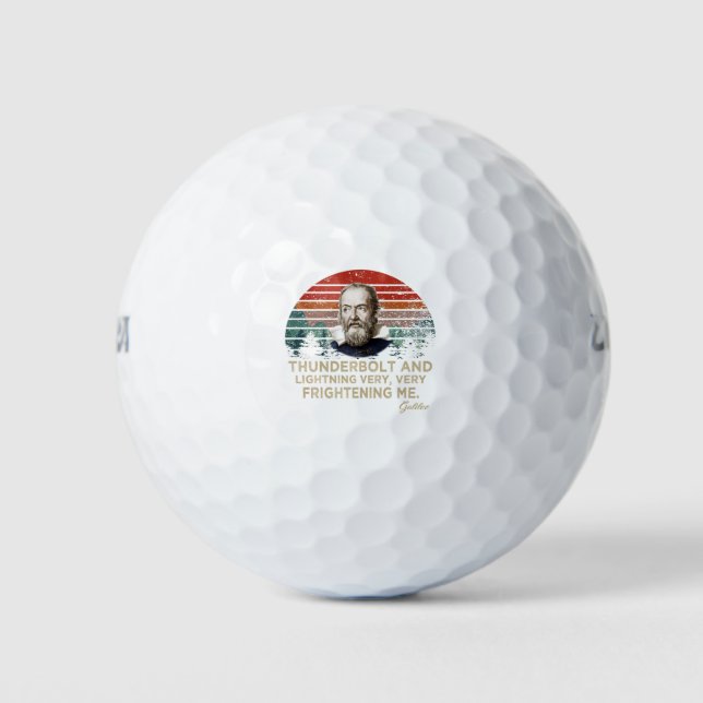 Galileo Galilei Golfball (Vorderseite)