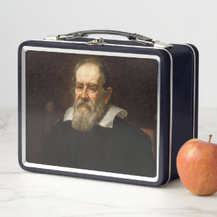 Galileo Galilei: Vater der Wissenschaft und Astron Metall Brotdose