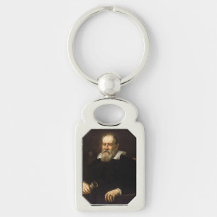 Galileo Galilei: Vater der Wissenschaft und Astron Schlüsselanhänger