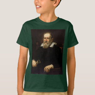 Galileo Galilei: Vater der Wissenschaft und Astron T-Shirt