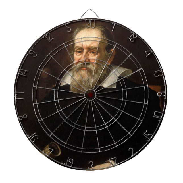 Galileo Galilei: Vater von Wissenschaft und Astron Dartscheibe (vorne)