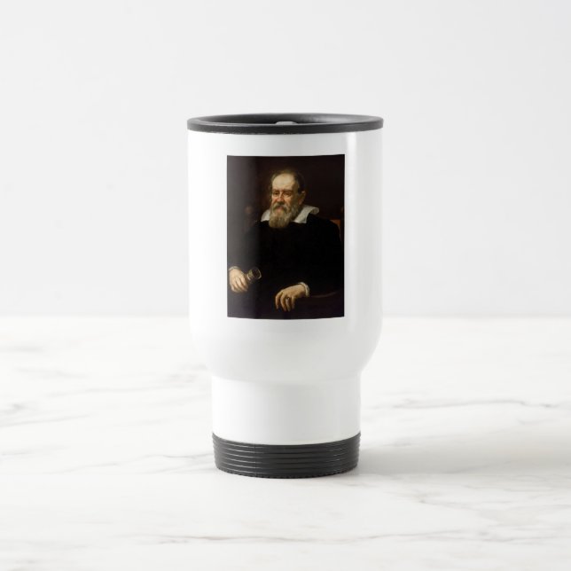 Galileo Galilei: Vater von Wissenschaft und Astron Reisebecher (Mittel)