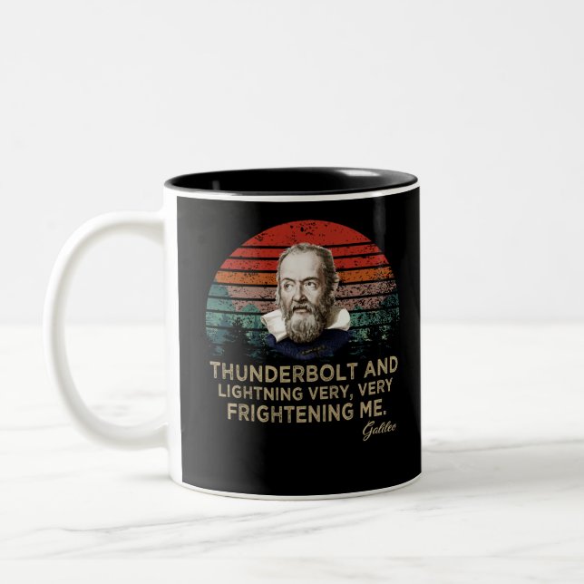 Galileo Galilei Zweifarbige Tasse (Links)