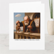 Galileo schreckt vor Labortieren zurück.
