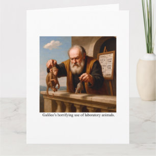 Galileo schreckt vor Labortieren zurück. Karte