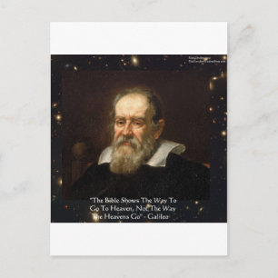 Galileo-Zitat "Weg in den Himmel" gibt T-Shirts Ta Postkarte