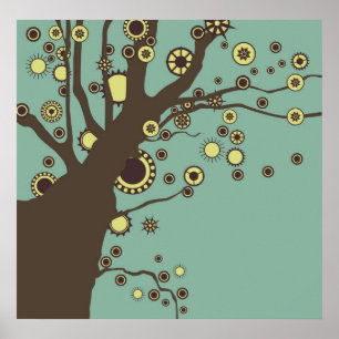 GALINA das Baum-Plakat Poster